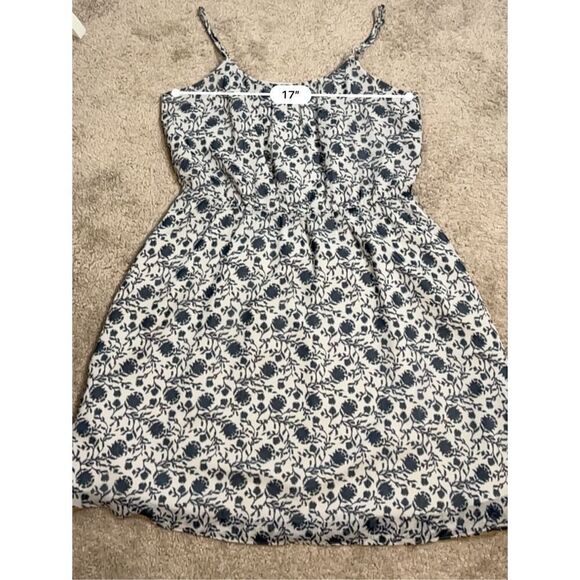 NEW! Women’s Blue Floral Spaghetti Strap Dress size LP Ann Taylor - Picture 6 of 10